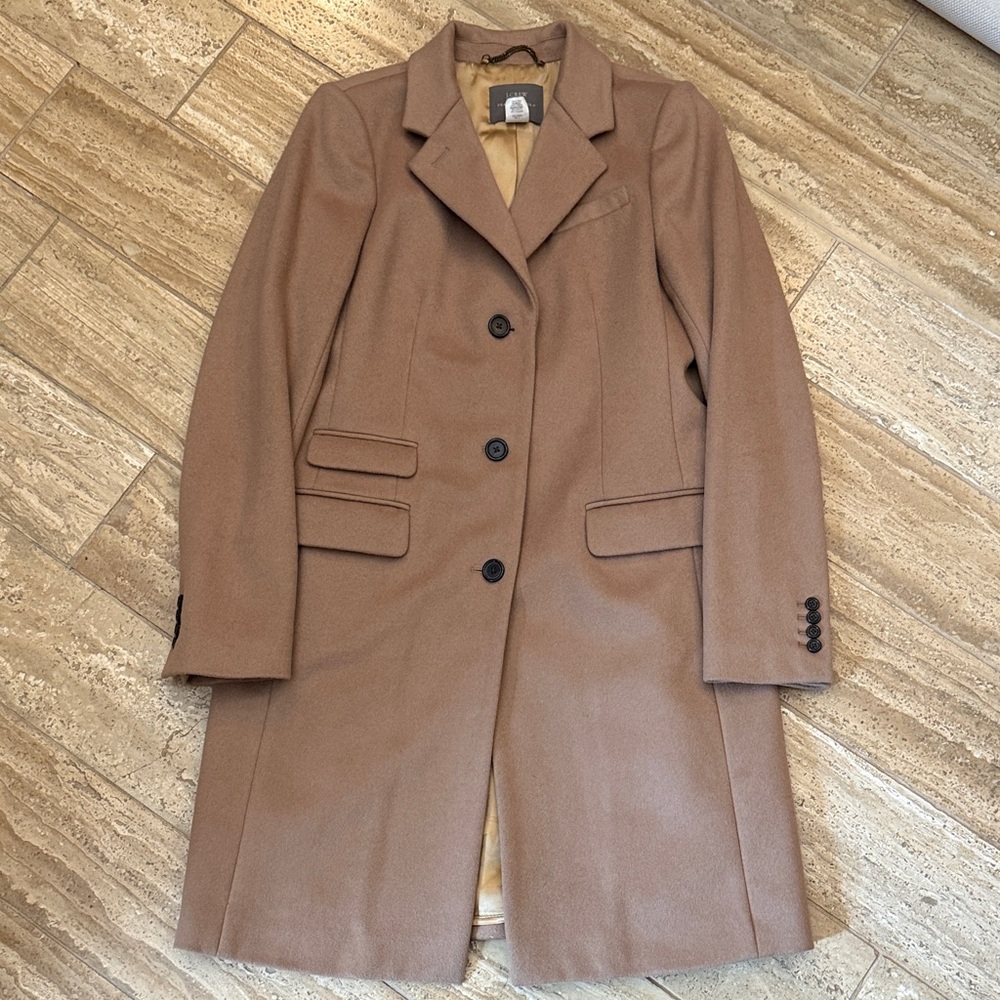 Jcrew wool coat. Lined